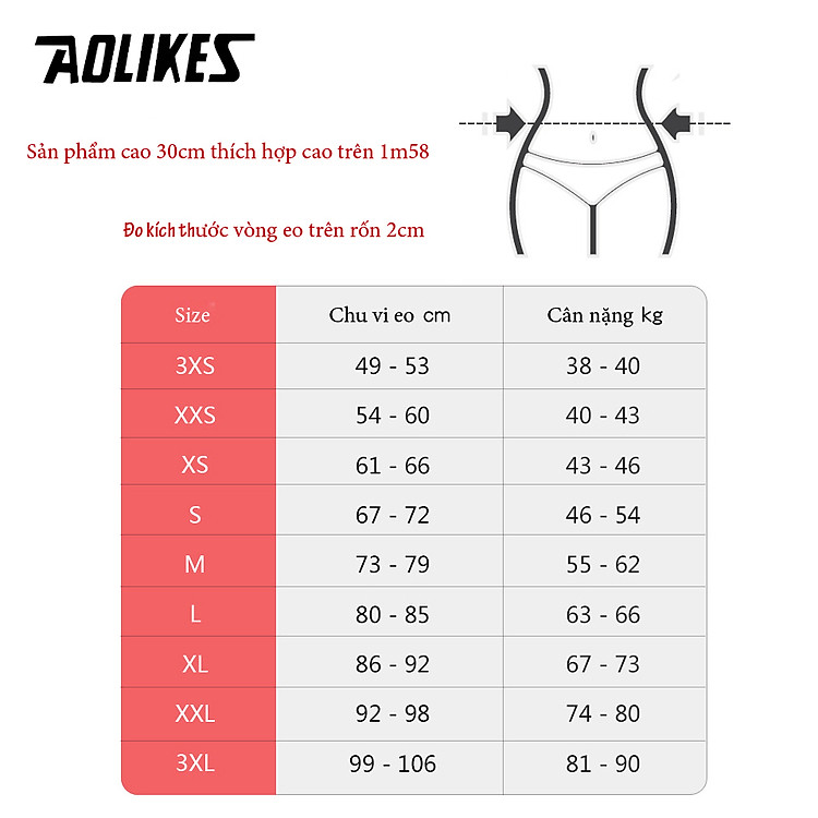 Đai nịt bụng Latex AOLIKES A-5025 - Đen Đảm bảo Giá rẻ - Hình ảnh 4