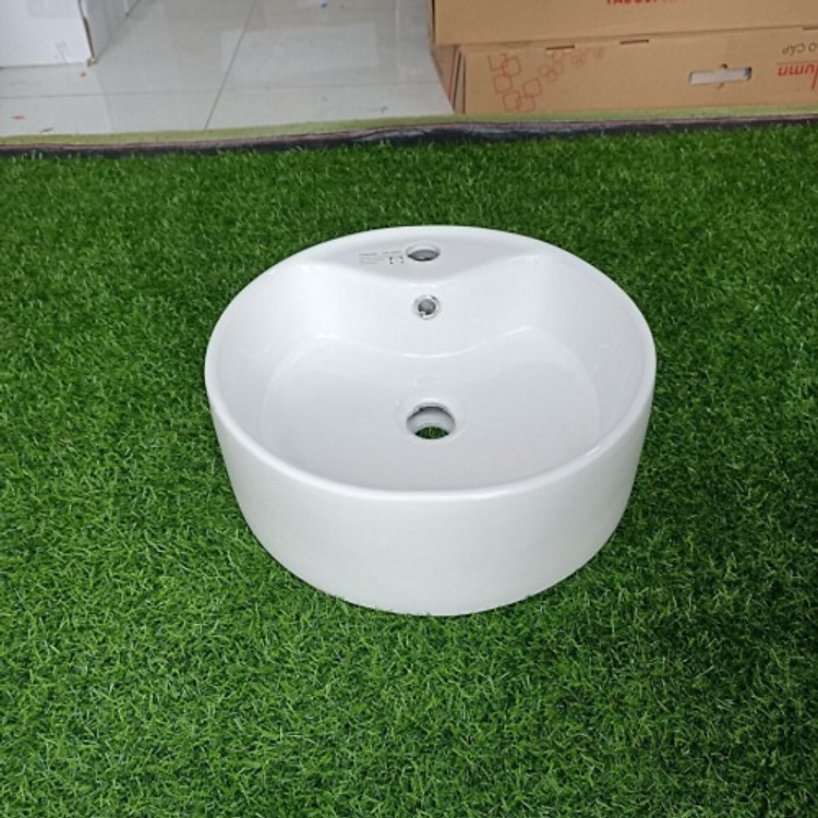Bồn rửa tay lavabo đặt bàn sứ nghệ thuật KT-LB14