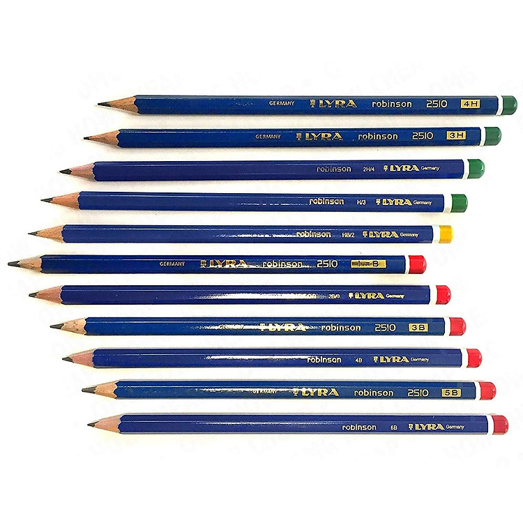 Bút chì đen Lyra Robinson 6B - Ảnh 2
