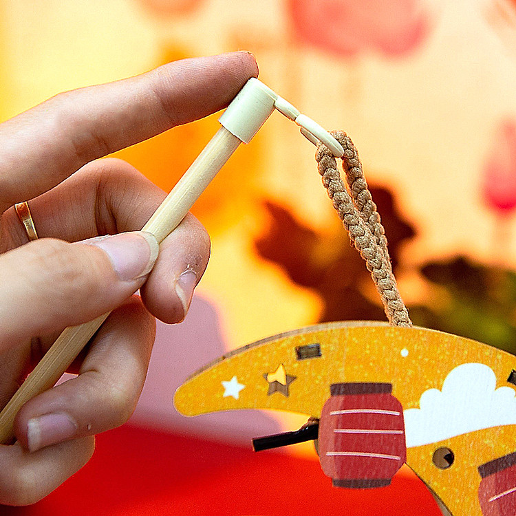 Lồng Đèn Trung Thu Gỗ Hằng Sao Chính hãng Giá rẻ - Hình ảnh 4