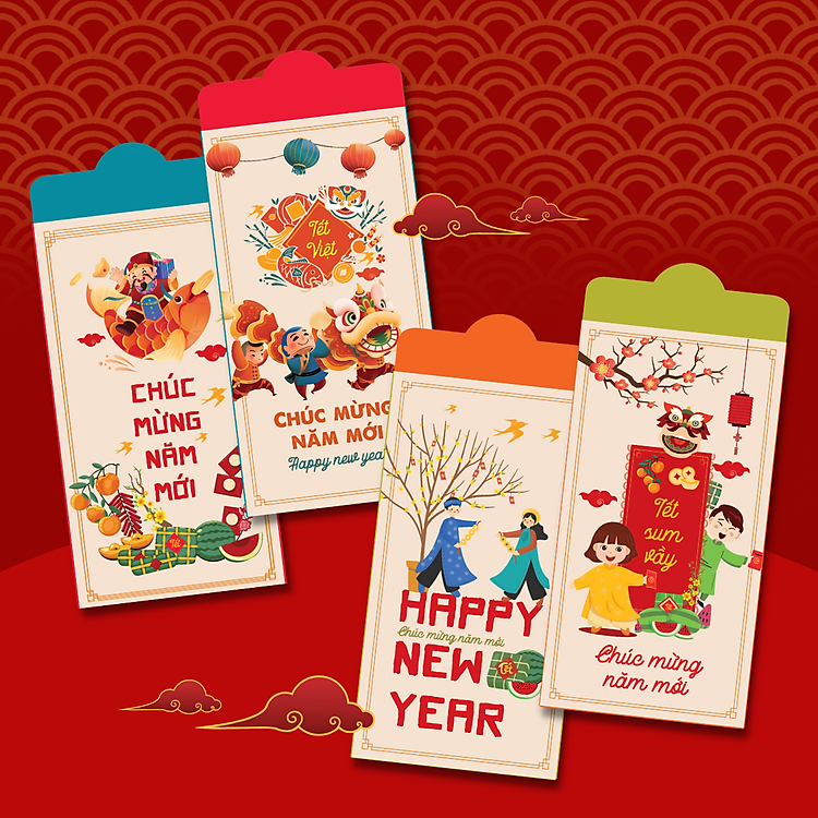 Bao Lì Xì Phanbook 2024 (4 cái)