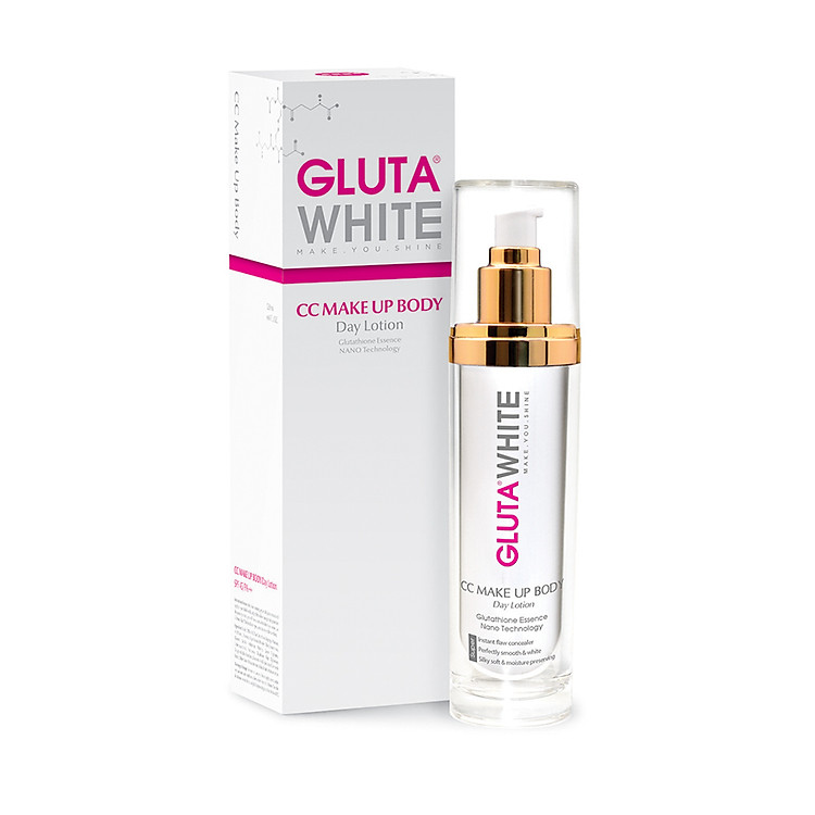 Kem trang điểm dưỡng trắng toàn thân Gluta White - CC Make Up Body