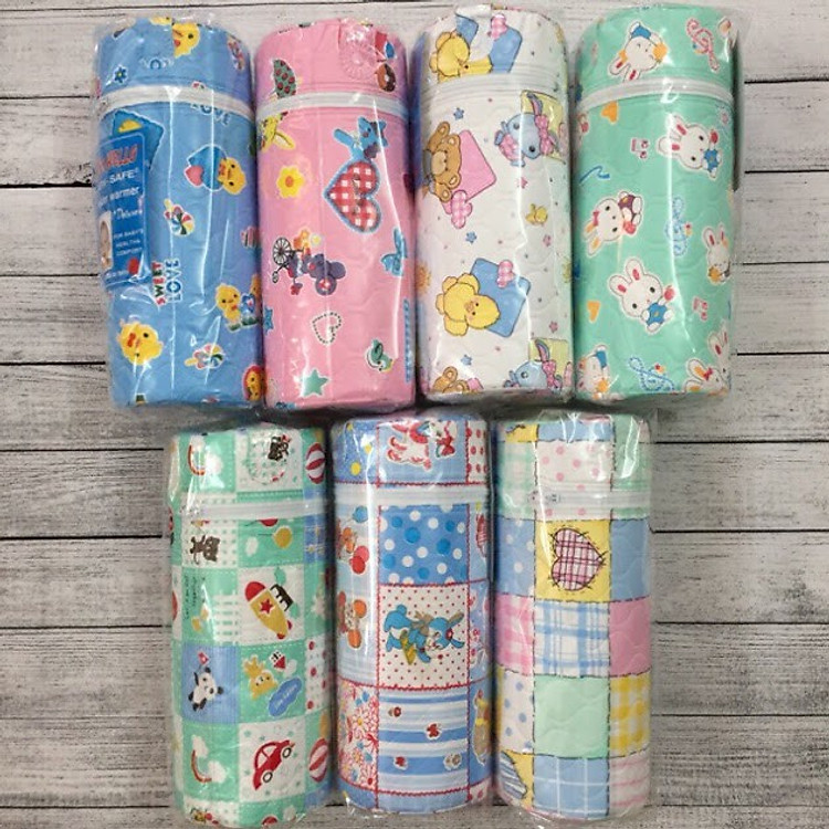 Bình ủ sữa, ủ nước cổ rộng đơn - đôi dành cho bé (Giao màu ngẫu nhiên)