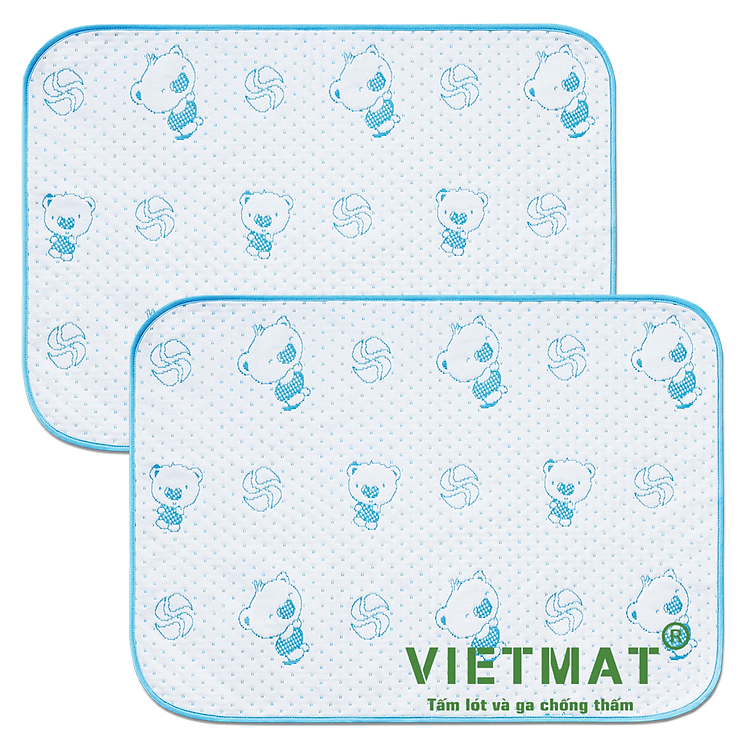 Combo 2 Tấm Lót Chống Thấm VIETMAT xanh Chính hãng Giá rẻ