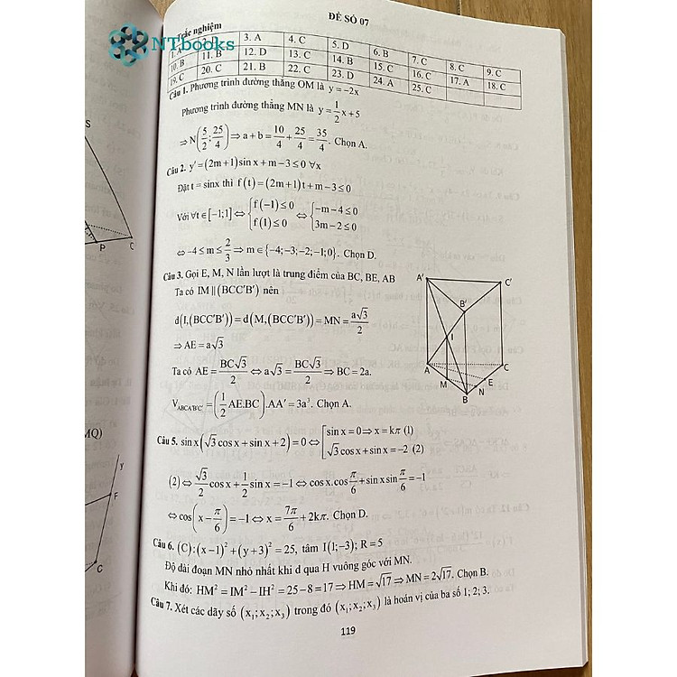 Đánh Giá Năng Lực Môn Toán Bài Thi Tự Luận Kết Hợp Trắc Nghiệm - Ảnh 5