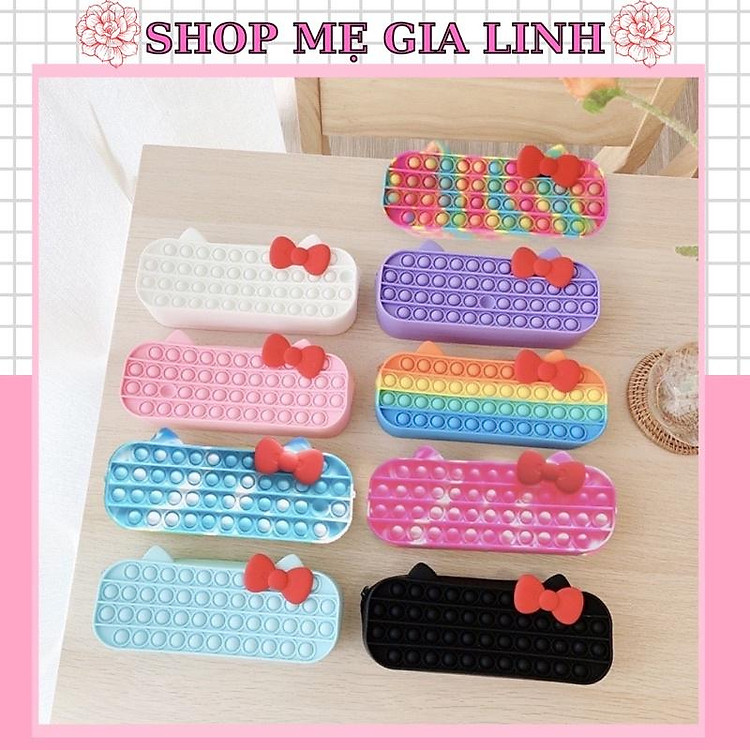 Hộp bút popit bong bóng cho bé hot 2021