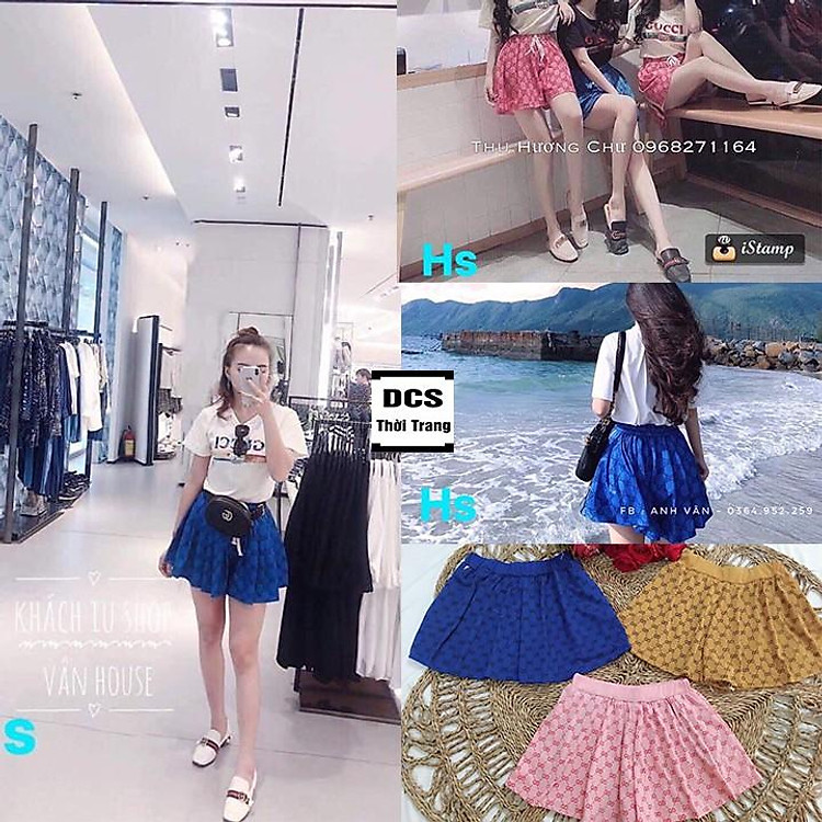 Quần Đùi GG Chất Liệu Thun Xưởng May DCS