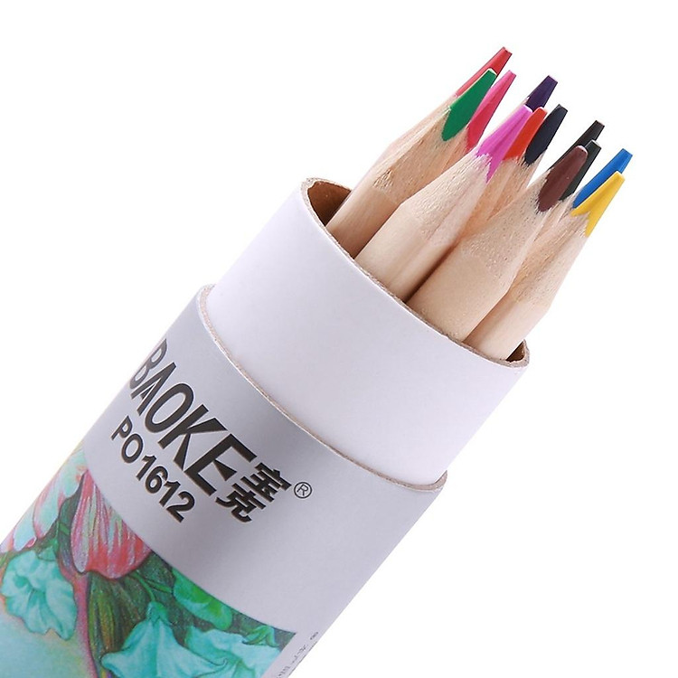 Bút Chì Màu BAOKE PO-1636 (12 màu)
