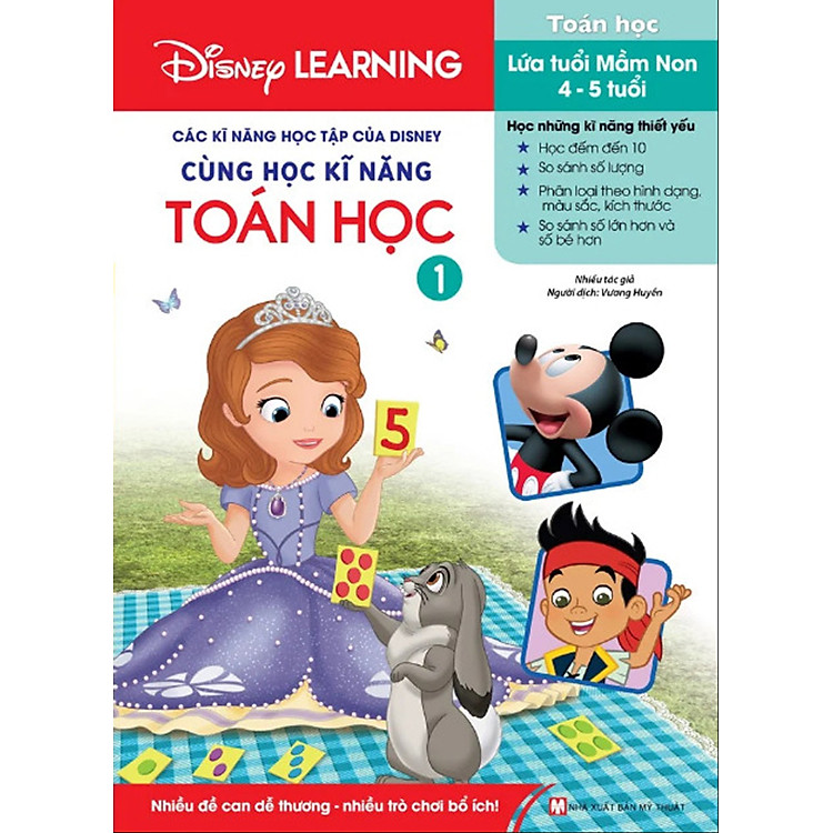 Các Kĩ Năng Học Tập Của Disney – Cùng Học Kĩ Năng Toán Học (Tập 1)