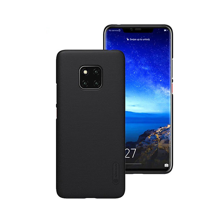 Ốp lưng sần cho Huawei Mate 20 Pro hiệu Nillkin (Đính kèm phụ kiện ngẫu nhiên) - Hàng chính hãng