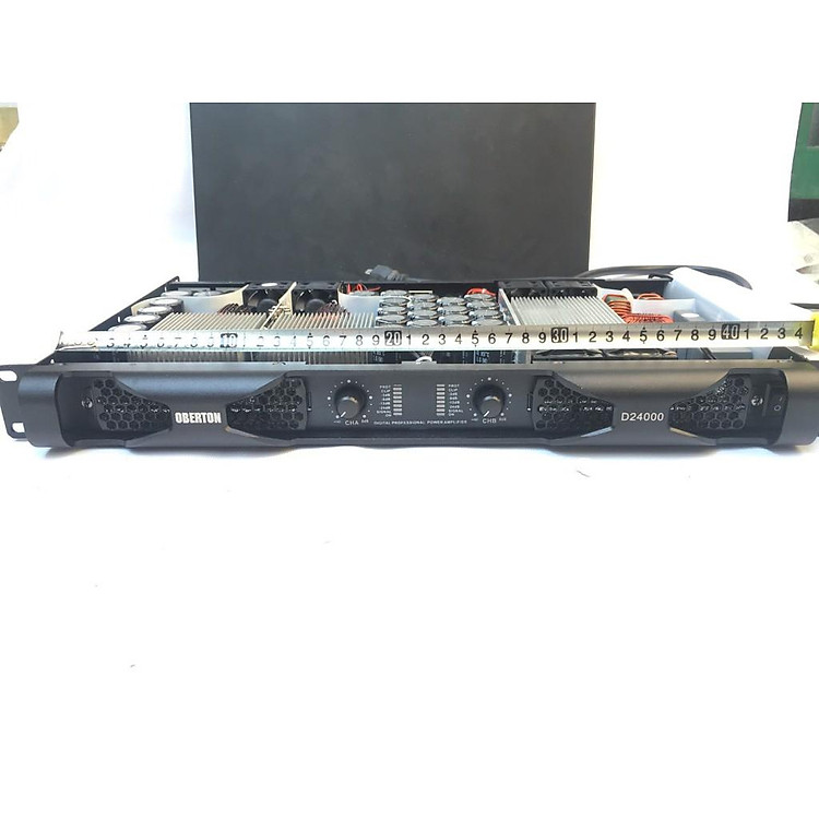 ĐẨY CÔNG XUẤT NGUỒN XUNG OBERTON- D24000 MẠCH CLASS D 2400W x 2 kênh