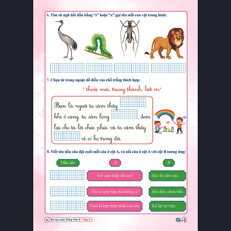 Bài Tập Tuần Tiếng Việt Lớp 2 - Kết Nối Tri Thức - Học kì 1 - Ảnh 5