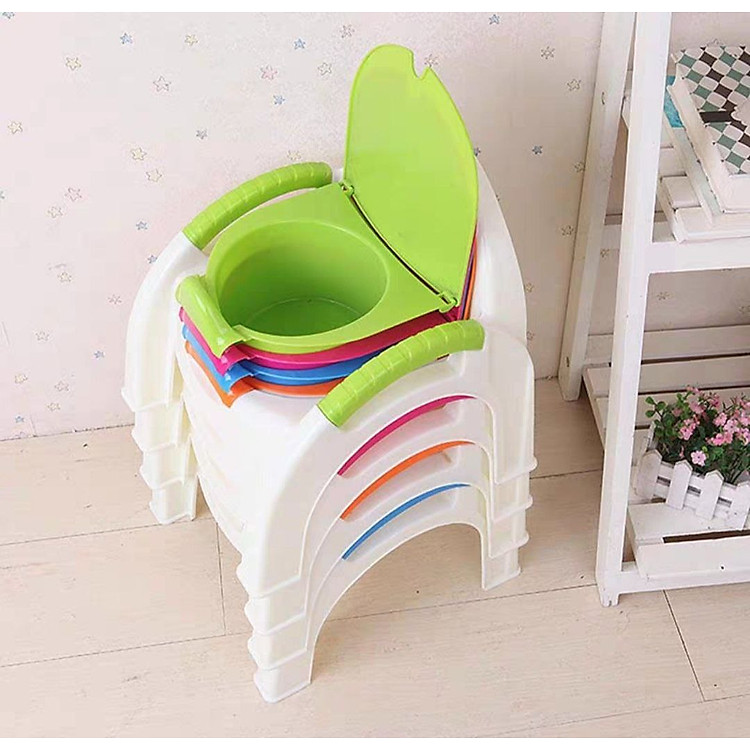 Bô ghế vệ sinh cho bé - Xanh lá Chính hãng Giá tốt - Hình ảnh 3