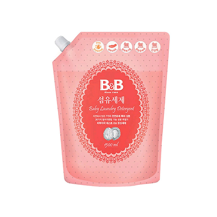NƯỚC GIẶT DÀNH CHO BÉ B&B BABY LAUNDRY DETERGENT - Dạng túi