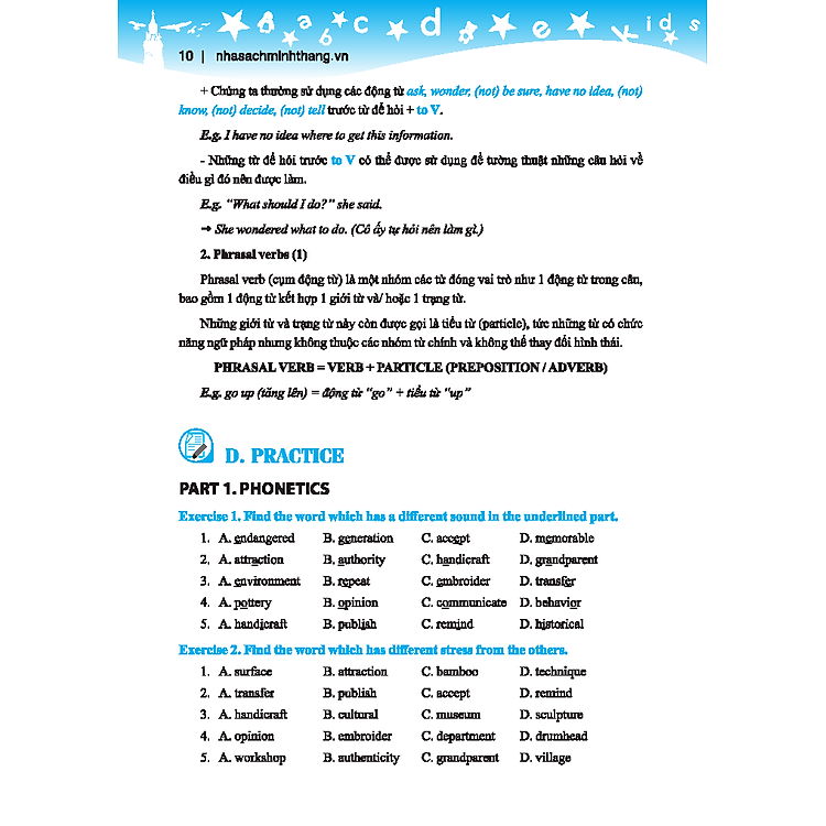 GLOBAL SUCCESS - Bài Tập Tiếng Anh Lớp 9 Tập 1 (Có Đáp Án) - Ảnh 2