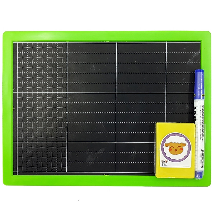 Bảng Bộ 2 Mặt WinQ B-01 - Viền Xanh Lá