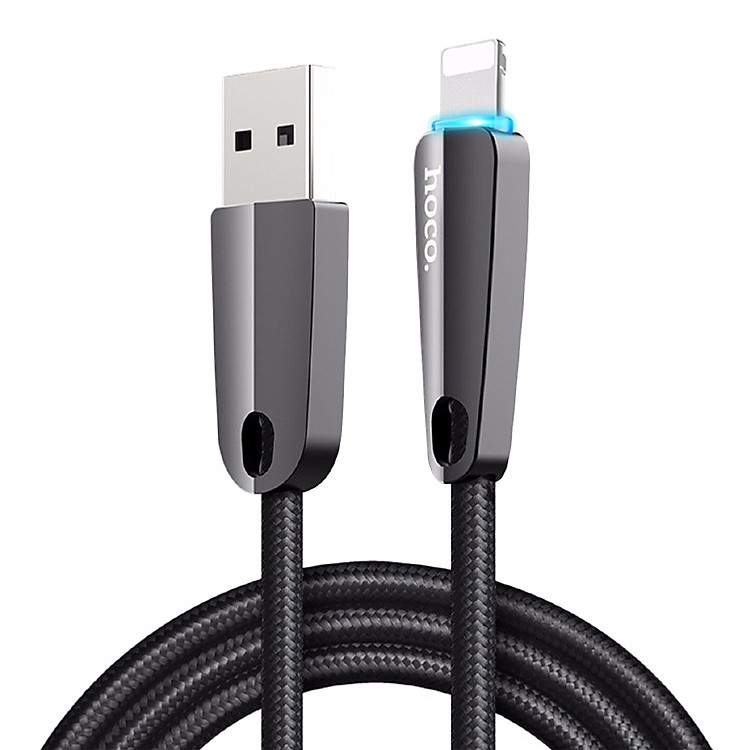 Cáp Sạc Nhanh Tự Ngắt Hoco U35 Đầu Lightning Dài 1,2M - Chính Hãng (PVN376)