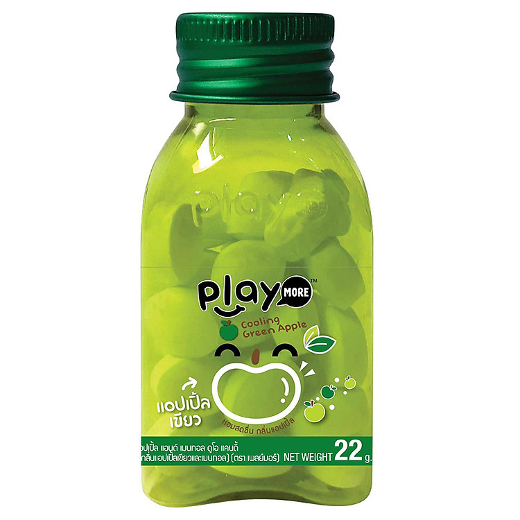 Kẹo the vị táo xanh Playmore (22g)