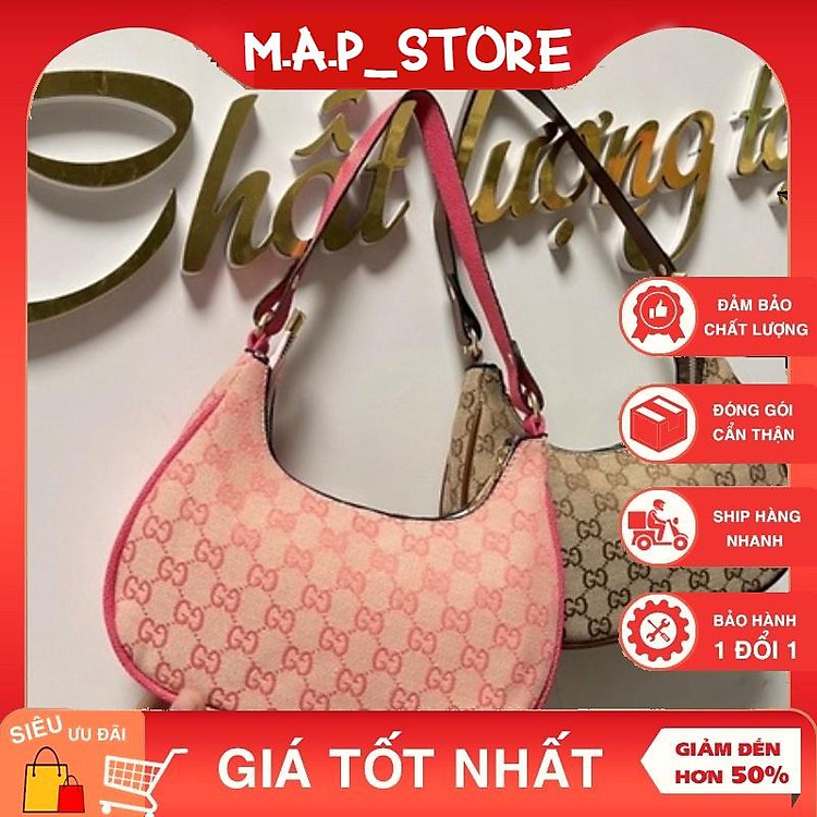 Túi xách nữ kẹp nách vải gc Freeship