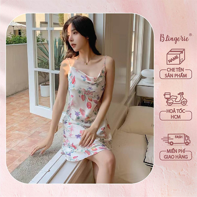 Váy Ngủ Dáng Suông Nữ Tính - B.Lingerie