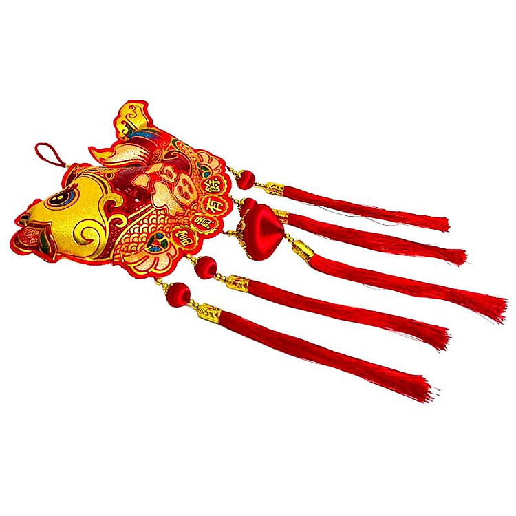Dây Treo Hình Cá Chép Đỏ Trang Trí Tết - Ảnh 4