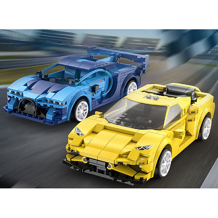 Bộ Đồ Chơi Lắp Ghép Xe Đua Bugatti Chính hãng Giá tốt - Hình ảnh 4