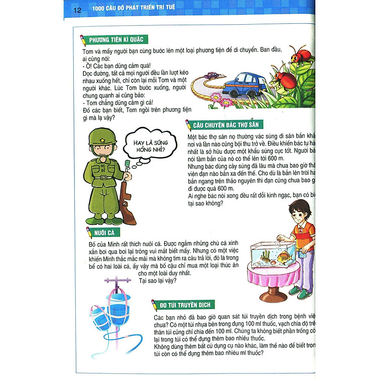1000 Câu Đố Phát Triển Trí Tuệ - Thách Thức IQ (Tái Bản 2019) - Ảnh 7