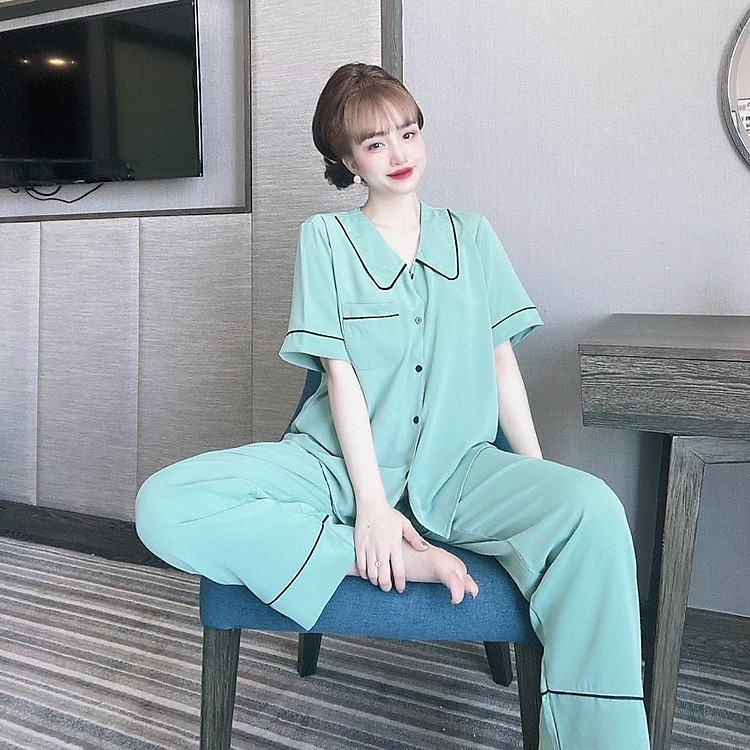 Pijama nữ bigsize (Phom lớn 63-78kg) * Set đồ bộ nữ Bigsize vải lụa mềm, mịn, mát