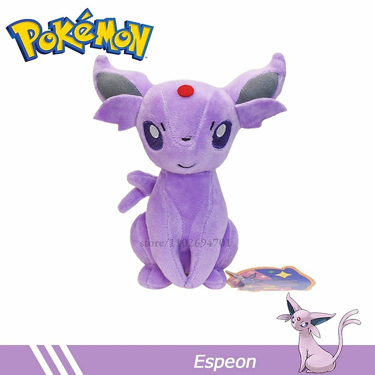 Gấu bông Pokemon Eevee Espeon 20cm Chính hãng Tiết kiệm - Hình ảnh 3