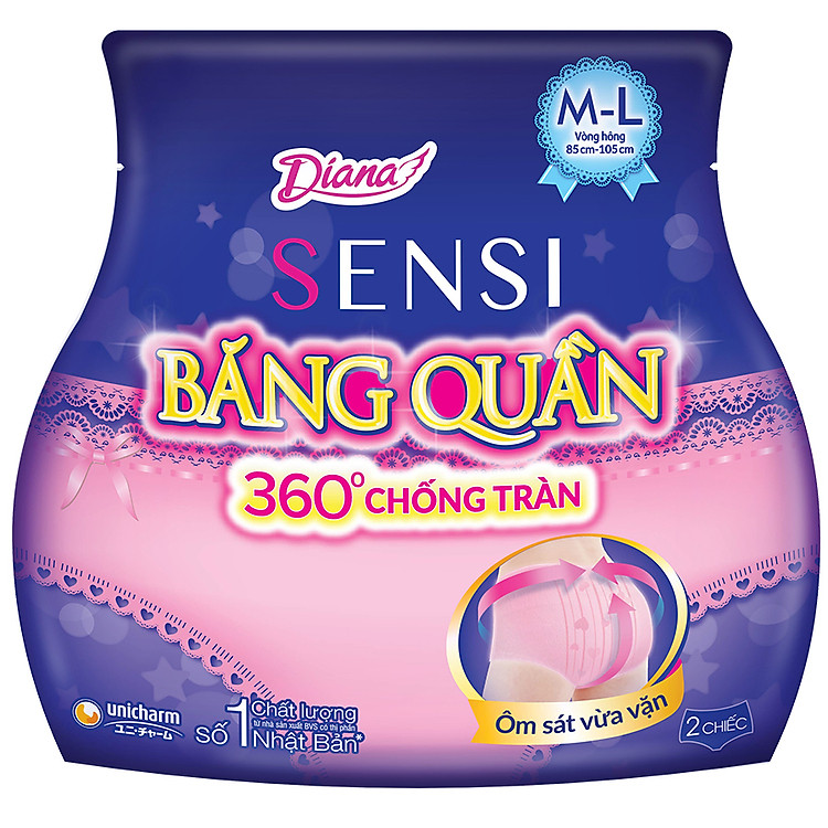 Băng Vệ Sinh Diana Ban Đêm Quần Size M-L-1807