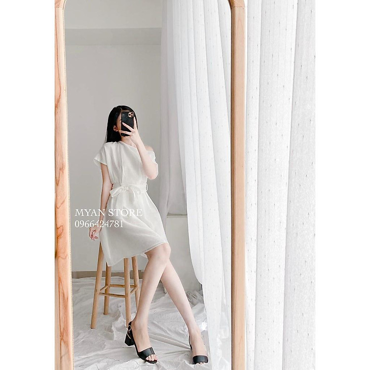 Rập giấy đầm lệch vai 1128 (BẢN VẼ) - Ảnh 3