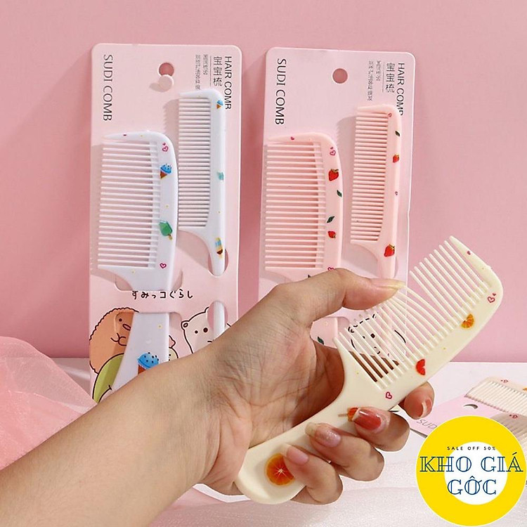 Set 2 lược chải đầu-giao mẫu ngẫu nhiên