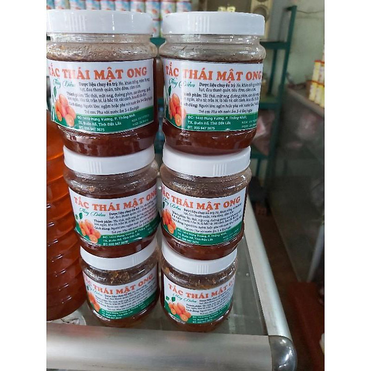 TẮC THÁI NGÂM MẬT ONG (TRỊ HO)