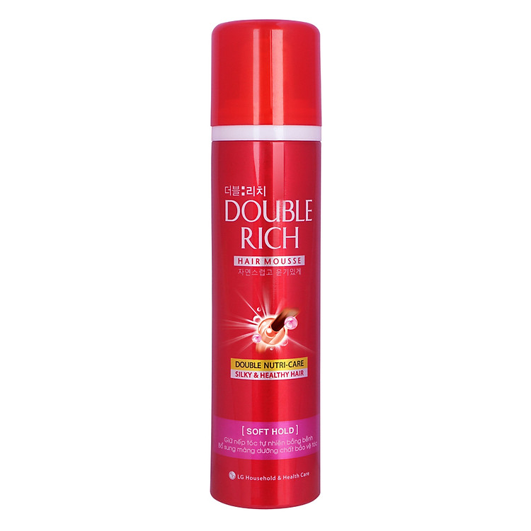 Keo Dưỡng Tóc Giữ Nếp Tóc Thẳng Double Rich Mousse Soft 150ml
