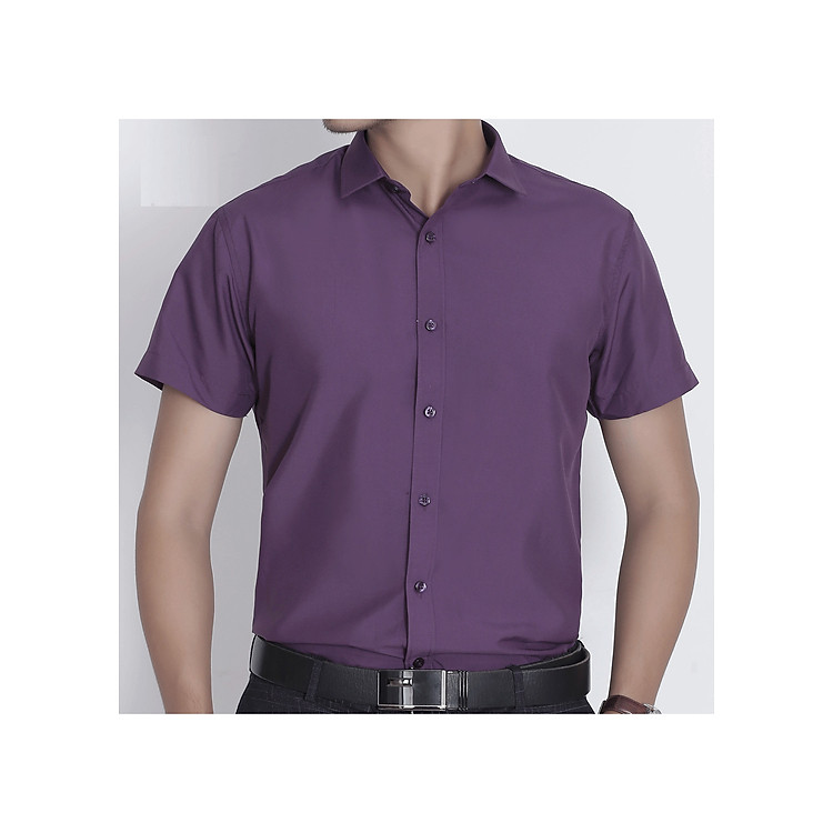 Áo Sơ Mi Nam Ngắn Tay Công Sở MS04