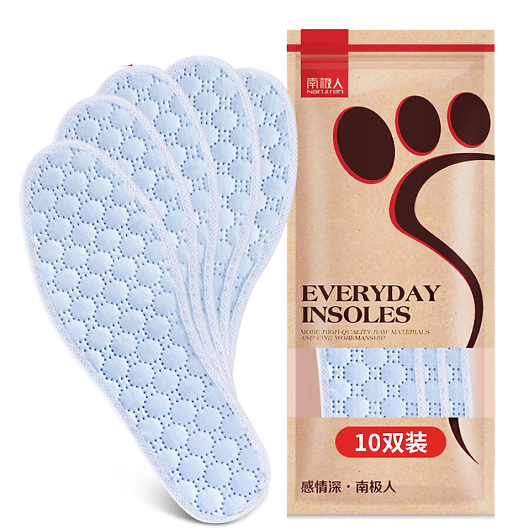 Miếng Lót Giầy Nam Thấm Hút Mồ Hôi Antarctic (10 Cặp)