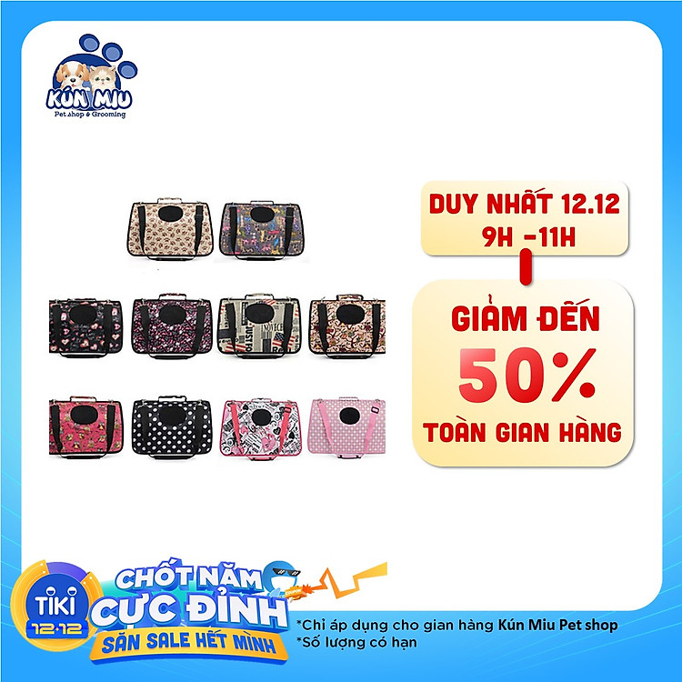túi đeo - balo đựng vận chuyển chó mèo thú cưng đi xe