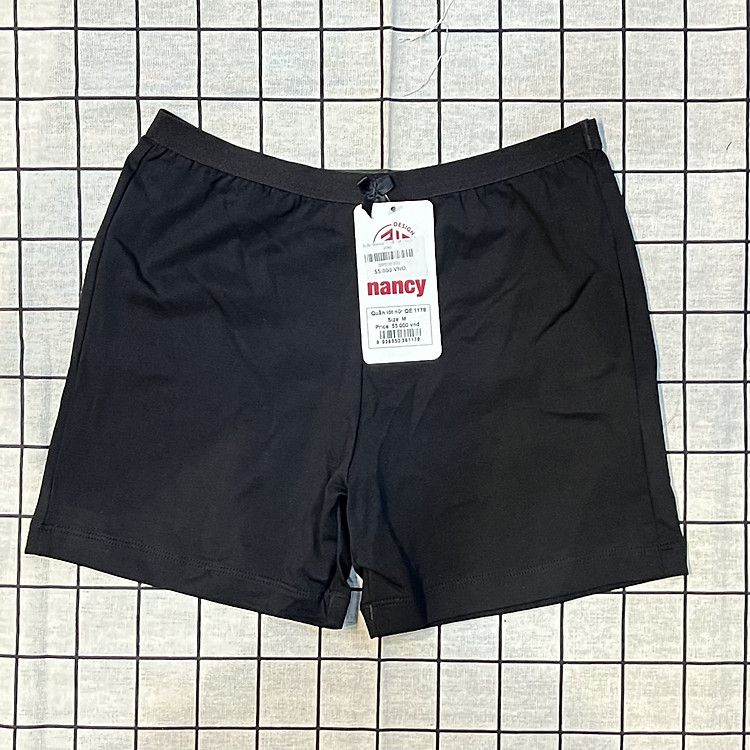 Quần váy bảo hộ/ quần lót dạng đùi Nalisa 1177 cotton trơn đính nơ đơn giản