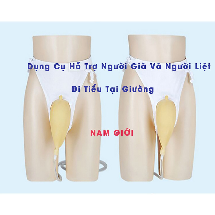 Dụng Cụ Hỗ Trợ Đi Tiểu Cho Người Già, Liệt Hoặc Tiểu Tiện Không Tự Chủ Chống Tràn 100% Cao Cu Non - Nam Giới