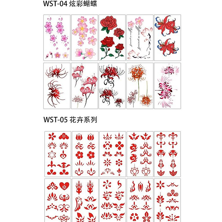 Hình Xăm Dán Mini Tattoo Chống Thấm Nước