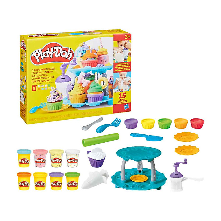 Mua Đồ Chơi Tháp Bánh Cupcake PLAYDOH Chính hãng Tiết kiệm - Hình ảnh 2