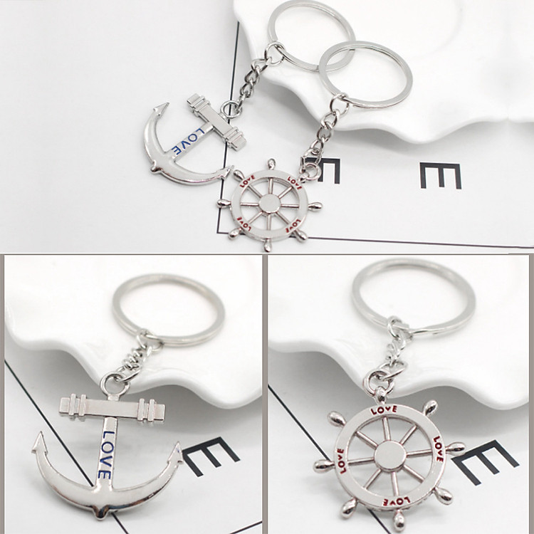 Móc Chìa Khóa Bánh Lái Love Mỏ Neo Xinh Xắn - Ảnh 7