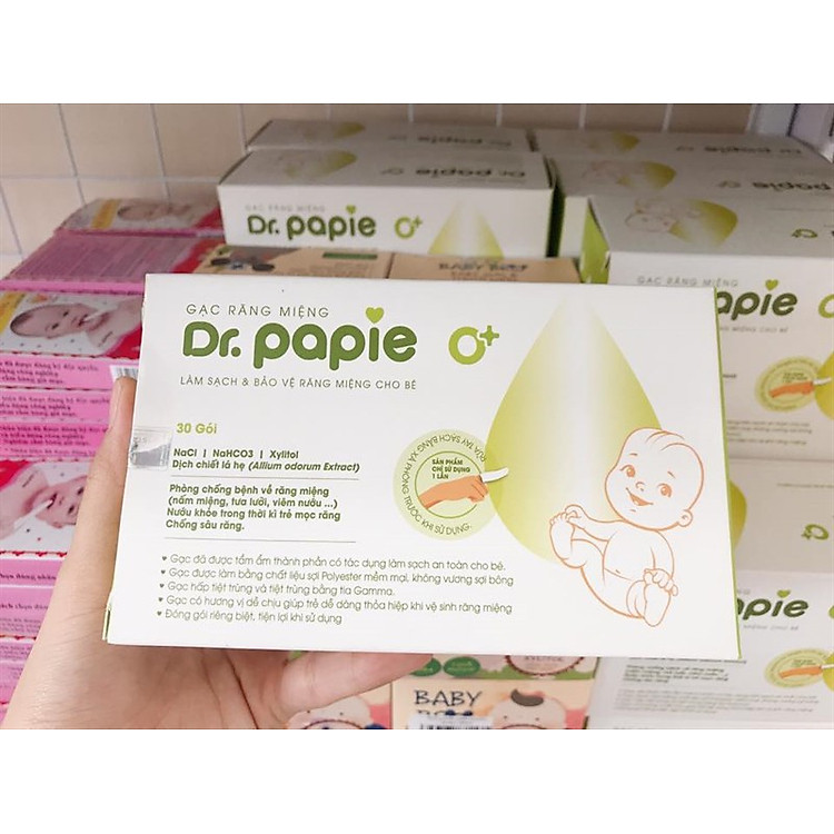 Mua Gạc Rơ Lưỡi Dr Papie cho Bé Chính hãng Giá rẻ - Hình ảnh 2