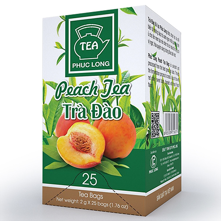 Trà Đào Túi Lọc Phúc Long (25 gói) 50g