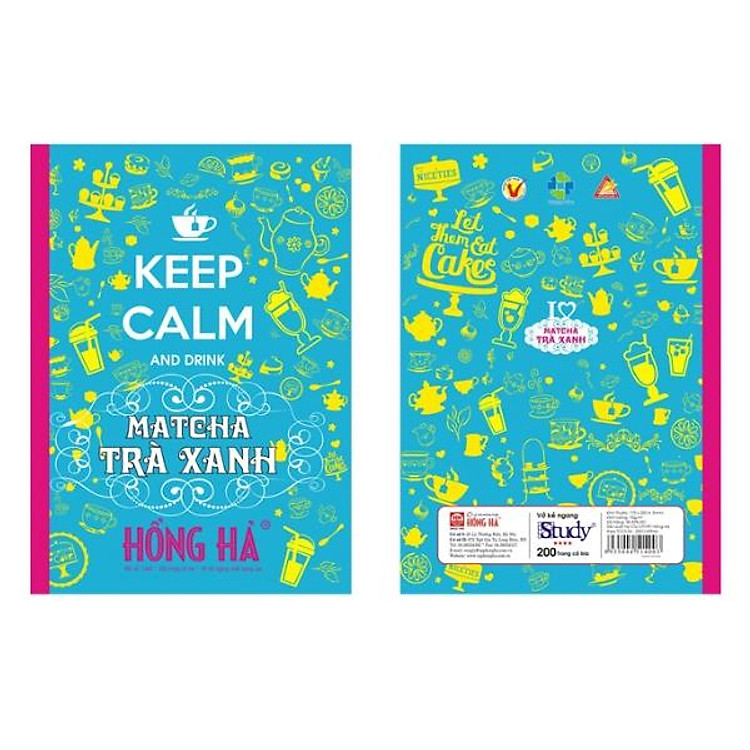 Vở Keep Calm & Matcha Trà Xanh Kẻ Ngang (200 trang) - Ảnh 3