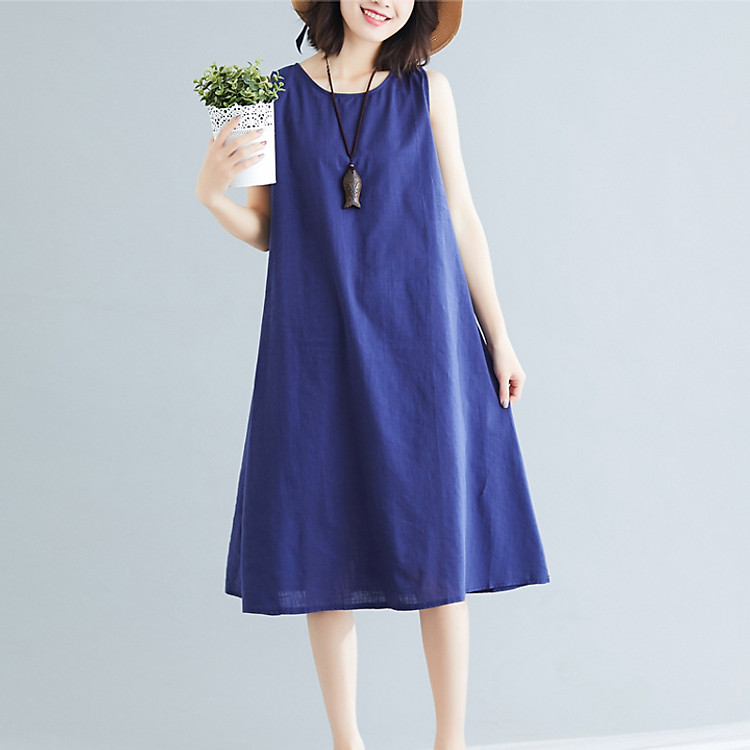 Đầm bầu công sở sát nách DB03