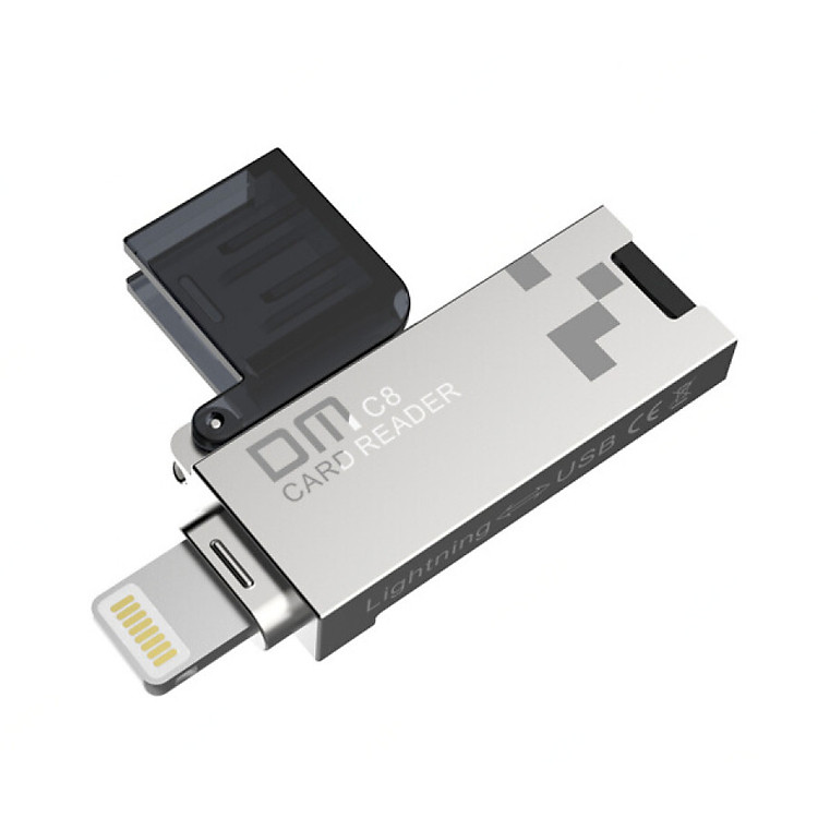 Đầu Đọc Thẻ USB3.0/Type-C/TF/SD Card DM