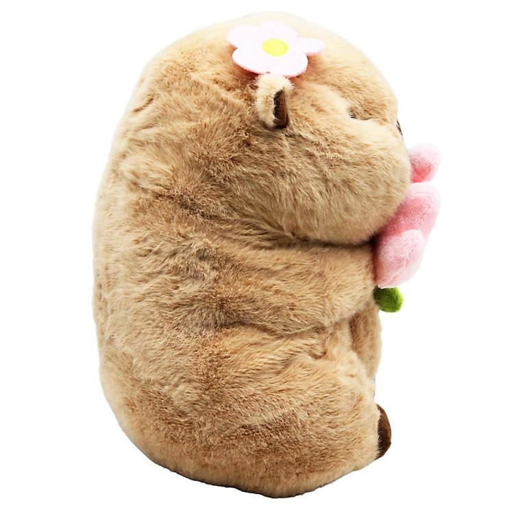 Thú Bông Capybara Ôm Hoa 25 cm Chính hãng Tiết kiệm - Hình ảnh 5
