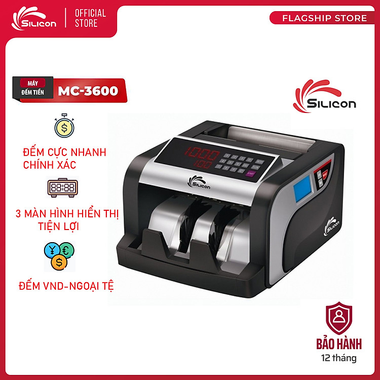 Máy Đếm Tiền Silicon MC-3600