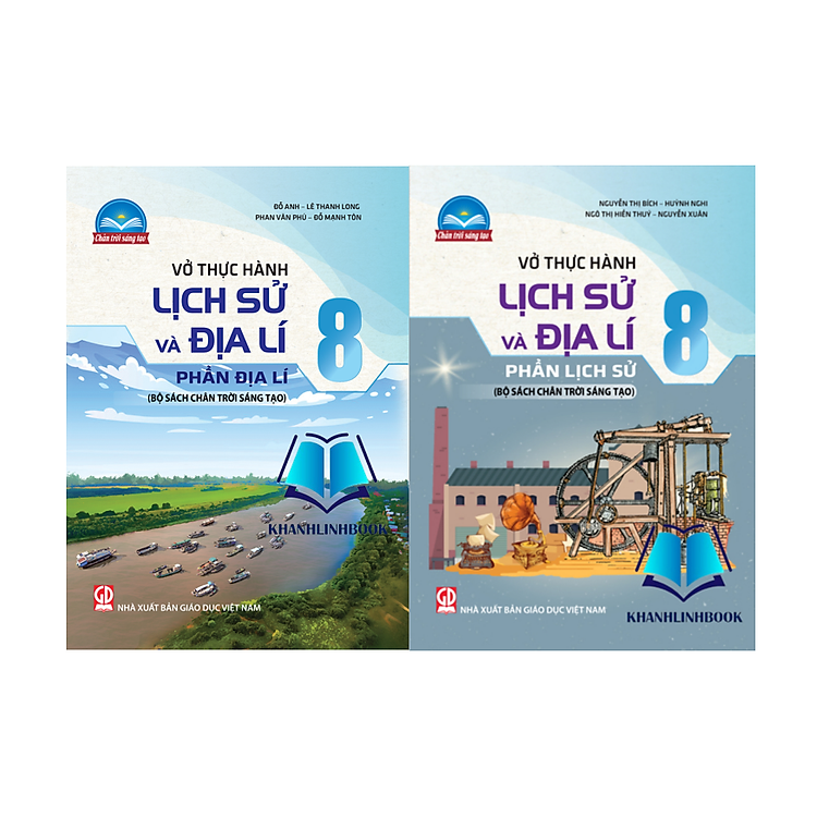 Combo Vở thực hành Lịch sử và Địa lí 8 – phần Địa lí + lịch sử